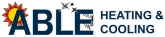 Logo of ABLE Heating & Cooling - you local HVAC experts.